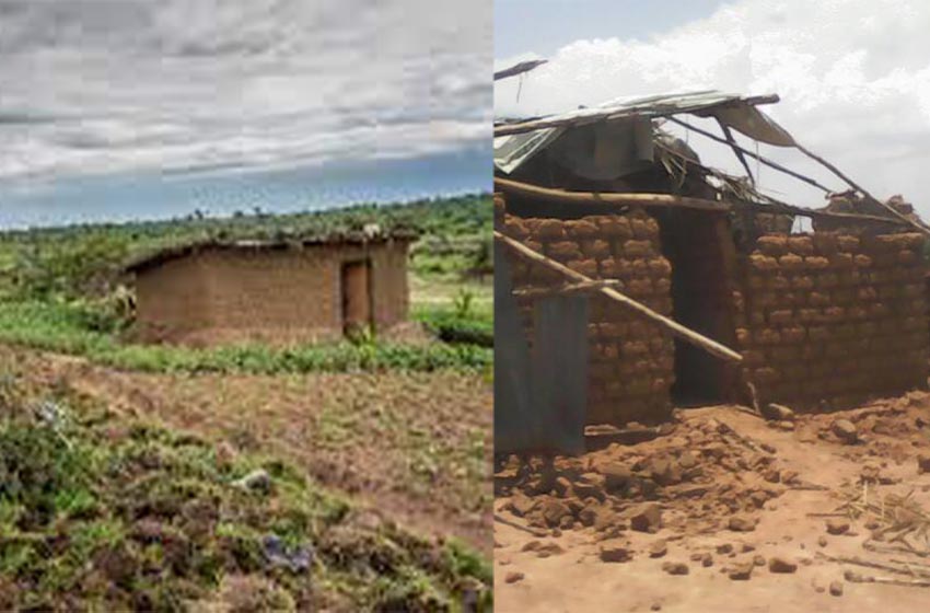 Nakivale: Les abris et les champs des réfugiés détruits par les pluies 
