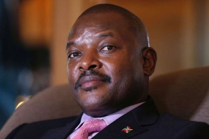Pierre Nkurunziza, président du Burundi