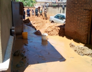 Des dégâts matériels sont enregistrés après le passage des pluies de ce dimanche en province Bujumbura