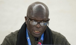 Doudou Diène, président de la commission d&#039;enquête de l&#039;ONU sur le Burundi
