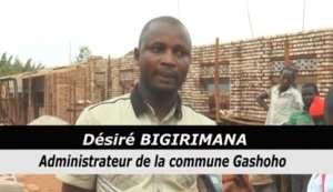 Désiré Bigirimana, Administrateur de la commune Gashoho
