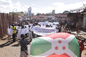 Le Cndd-Fdd et ses acolytes manifestent contre la Commission d’enquête des Nations-Unies sur le Burundi