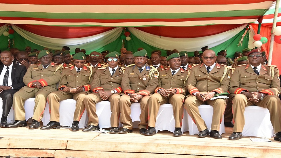 Des officiers de l’armée burundaise gradés par affinités
