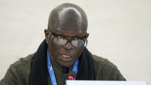 Doudou Diène, président de la commission d&#039;enquête sur le Burundi