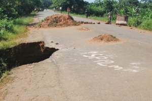 La route nationale Bujumbura-Rumonge-Nyanza-Lac de plus en plus impraticable.