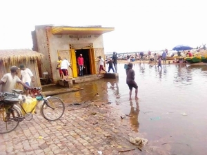 Les crues et dégâts du lac Tanganyika au sud du Burundi