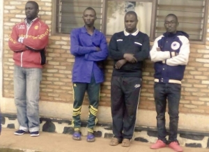 Les 4 hommes arrêtés 