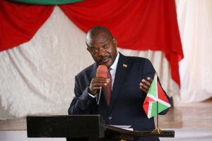 Pierre Nkurunziza, président du Burundi