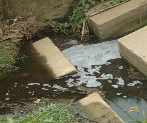 Un canal d’évacuation des latrines fait craindre des maladies de mains sales
